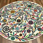 flower mandala rug