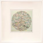 mandala nest - small framed print