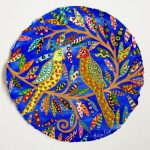 sunshine birds - original painting on paper
