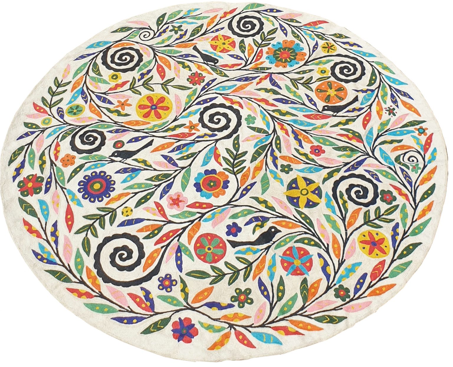 Flower Mandala Natural Rug – Eliza Piro